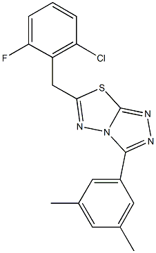 794549-02-3 6-(2-chloro-6-fluorobenzyl)-3-(3,5-dimethylphenyl)[1,2,4]triazolo[3,4-b][1,3,4]thiadiazole