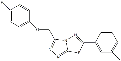 794549-12-5 4-fluorophenyl [6-(3-methylphenyl)[1,2,4]triazolo[3,4-b][1,3,4]thiadiazol-3-yl]methyl ether