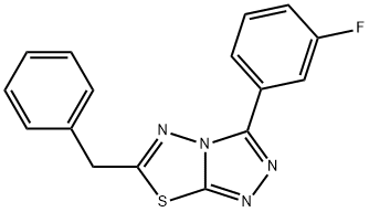 6-benzyl-3-(3-fluorophenyl)[1,2,4]triazolo[3,4-b][1,3,4]thiadiazole|