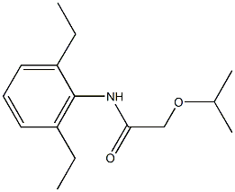 N-(2,6-diethylphenyl)-2-isopropoxyacetamide,794551-34-1,结构式