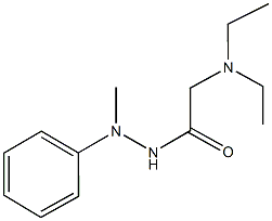 2-(diethylamino)-N'-methyl-N'-phenylacetohydrazide,796886-72-1,结构式