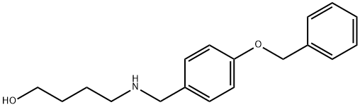 4-{[4-(benzyloxy)benzyl]amino}-1-butanol 结构式