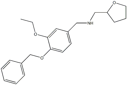N-[4-(benzyloxy)-3-ethoxybenzyl]-N-(tetrahydro-2-furanylmethyl)amine Structure