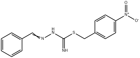 4-nitrobenzyl N'-benzylidenehydrazonothiocarbamate,796887-80-4,结构式