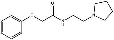 2-phenoxy-N-[2-(1-pyrrolidinyl)ethyl]acetamide Structure