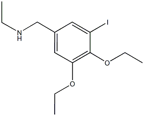 N-(3,4-diethoxy-5-iodobenzyl)-N-ethylamine Structure