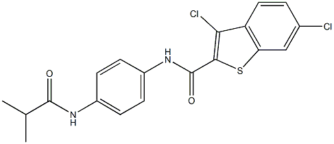 797781-71-6 3,6-dichloro-N-[4-(isobutyrylamino)phenyl]-1-benzothiophene-2-carboxamide