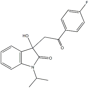 799250-11-6 3-[2-(4-fluorophenyl)-2-oxoethyl]-3-hydroxy-1-isopropyl-1,3-dihydro-2H-indol-2-one