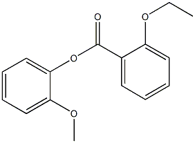 2-methoxyphenyl 2-ethoxybenzoate Structure