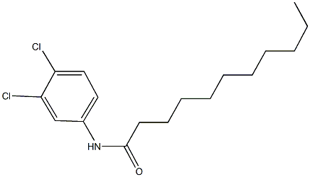 N-(3,4-dichlorophenyl)undecanamide 化学構造式