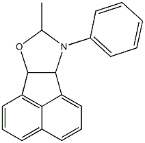 8-methyl-9-phenyl-6b,8,9,9a-tetrahydroacenaphtho[1,2-d][1,3]oxazole,80577-83-9,结构式