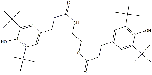 2-{[3-(3,5-ditert-butyl-4-hydroxyphenyl)propanoyl]amino}ethyl 3-(3,5-ditert-butyl-4-hydroxyphenyl)propanoate|