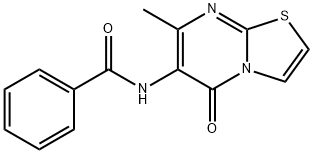 N-(7-methyl-5-oxo-5H-[1,3]thiazolo[3,2-a]pyrimidin-6-yl)benzamide Structure