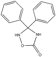 3,3-diphenyl-1,2,4-oxadiazolidin-5-one 结构式