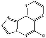 6-chloropyrazino[2,3-d][1,2,4]triazolo[4,3-b]pyridazine Struktur