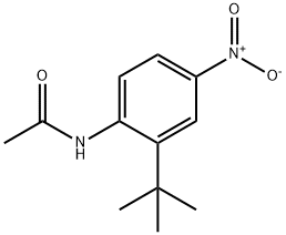 N-(2-tert-butyl-4-nitrophenyl)acetamide 结构式