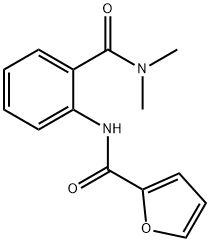 N-{2-[(dimethylamino)carbonyl]phenyl}-2-furamide 化学構造式