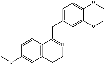 1-(3,4-dimethoxybenzyl)-6-methoxy-3,4-dihydroisoquinoline Structure