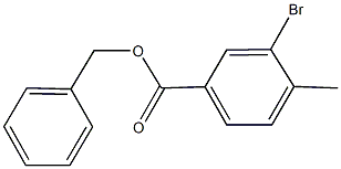 benzyl 3-bromo-4-methylbenzoate Struktur