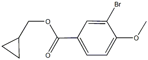 cyclopropylmethyl 3-bromo-4-methoxybenzoate,817565-60-9,结构式