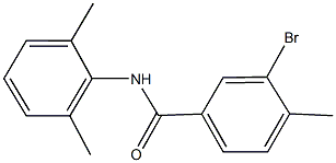 3-bromo-N-(2,6-dimethylphenyl)-4-methylbenzamide,817571-94-1,结构式