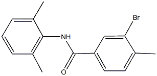 3-bromo-N-(2,6-dimethylphenyl)-4-methylbenzamide Structure