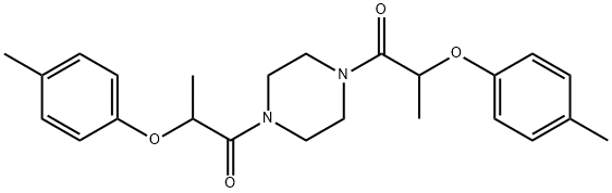1,4-bis[2-(4-methylphenoxy)propanoyl]piperazine|