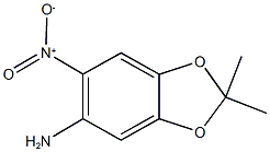 2,2-dimethyl-6-nitro-1,3-benzodioxol-5-amine Struktur