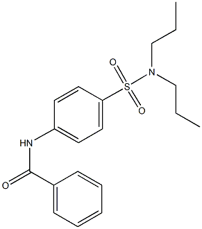 819061-29-5 N-{4-[(dipropylamino)sulfonyl]phenyl}benzamide