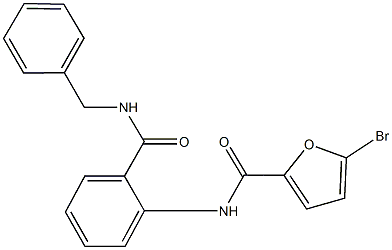 N-{2-[(benzylamino)carbonyl]phenyl}-5-bromo-2-furamide Structure