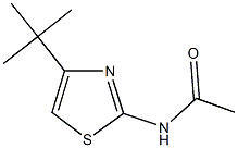 N-(4-tert-butyl-1,3-thiazol-2-yl)acetamide 化学構造式