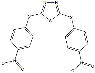 2,5-bis({4-nitrophenyl}sulfanyl)-1,3,4-thiadiazole Structure