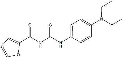 N-[4-(diethylamino)phenyl]-N'-(2-furoyl)thiourea Structure