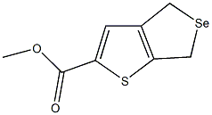 methyl 4,6-dihydroselenopheno[3,4-b]thiophene-2-carboxylate 化学構造式