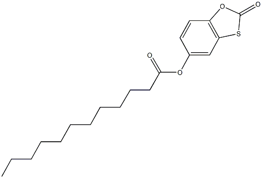 2-oxo-1,3-benzoxathiol-5-yl laurate Structure