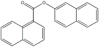 2-naphthyl 1-naphthoate 化学構造式