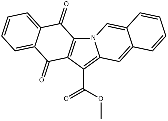 methyl 5,14-dioxo-5,14-dihydrobenzo[5,6]indolo[1,2-b]isoquinoline-13-carboxylate,825601-08-9,结构式