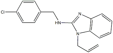 1-allyl-N-(4-chlorobenzyl)-1H-benzimidazol-2-amine Structure