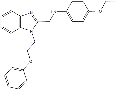 N-(4-ethoxyphenyl)-N-{[1-(2-phenoxyethyl)-1H-benzimidazol-2-yl]methyl}amine Structure