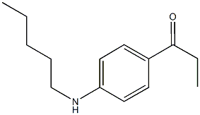 1-[4-(pentylamino)phenyl]-1-propanone Structure