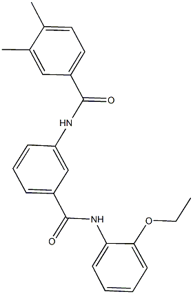 N-{3-[(2-ethoxyanilino)carbonyl]phenyl}-3,4-dimethylbenzamide|