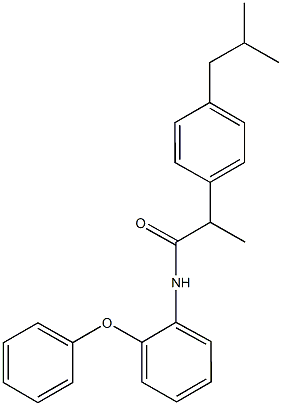 2-(4-isobutylphenyl)-N-(2-phenoxyphenyl)propanamide|