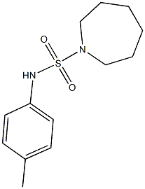 N-(4-methylphenyl)-1-azepanesulfonamide Struktur