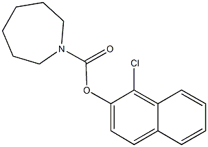 1-chloro-2-naphthyl 1-azepanecarboxylate,825607-58-7,结构式