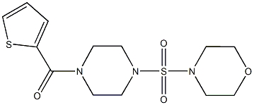 825607-96-3 4-{[4-(2-thienylcarbonyl)-1-piperazinyl]sulfonyl}morpholine