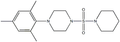 825608-14-8 1-mesityl-4-(1-piperidinylsulfonyl)piperazine