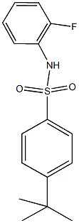 825608-39-7 4-tert-butyl-N-(2-fluorophenyl)benzenesulfonamide