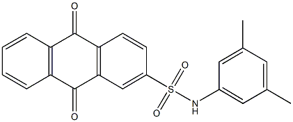 825611-07-2 N-(3,5-dimethylphenyl)-9,10-dioxo-9,10-dihydro-2-anthracenesulfonamide