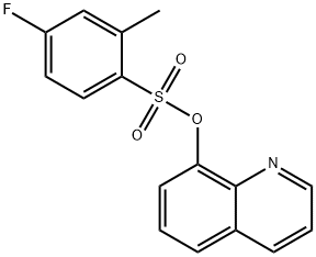 8-quinolinyl 4-fluoro-2-methylbenzenesulfonate,825611-14-1,结构式