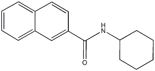 N-cyclohexyl-2-naphthamide Struktur